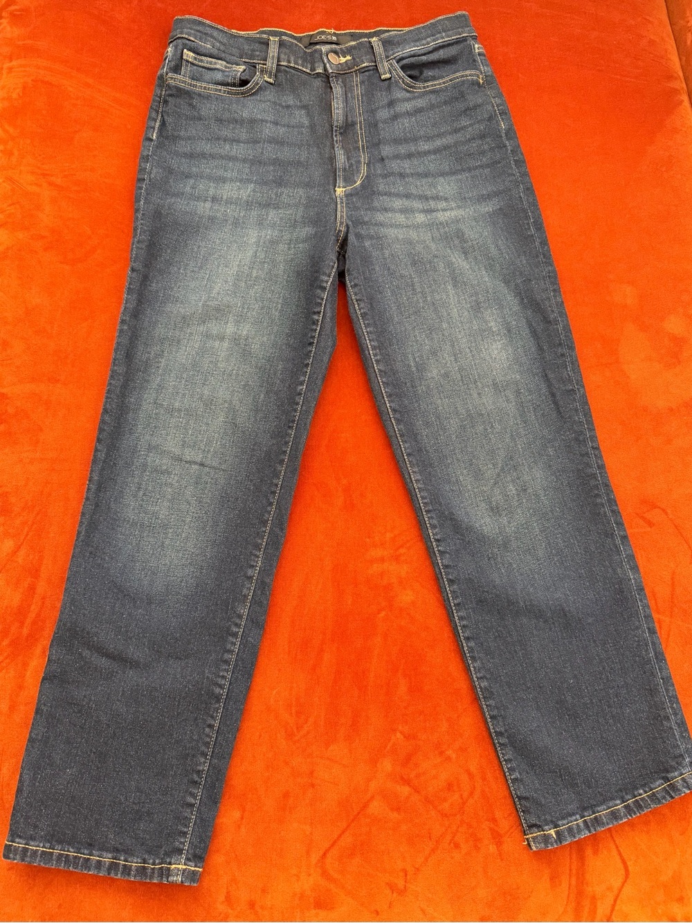 Joe’s Jeans The OG High Rise Straight Ankle Stretch Jeans Dark Denim Size 30 - Picture 4 of 8